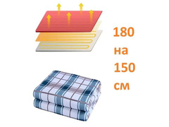 Одеяло с подогревом 180х150 см| одеяло с электрическим подогрев - Изображение 2/3