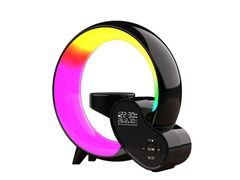 BLUETOOTH-КОЛОНКА, БУДИЛЬНИК, ЦВЕТНАЯ АТМОСФЕРА RGB