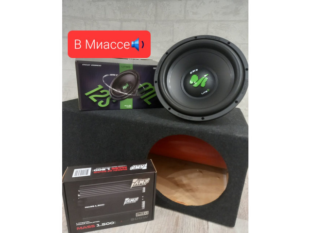 Новый сабвуфер machete ML 12S+усилитель+короб - 1/5