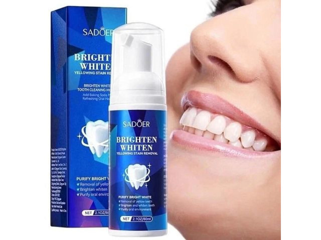 Мусс отбеливающий для зубов SADOER Brighten Whiten