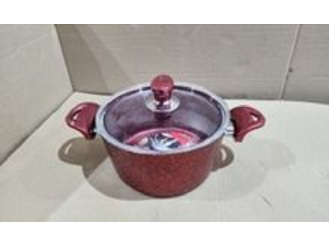 Кастрюля глубокая с керамическим покрытием, 20 см