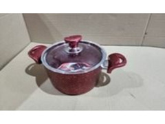 Кастрюля глубокая с керамическим покрытием, 22 см / 2