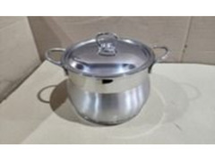 Кастрюля стальная с ручками, 18 х 10 / 2