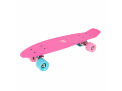 Скейтборд Hudora Retro Skate Wonders, розовый - Изображение 1/2