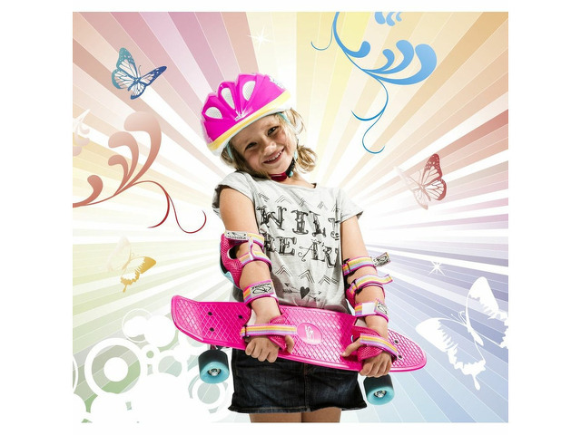 Скейтборд Hudora Retro Skate Wonders, розовый - 2/2