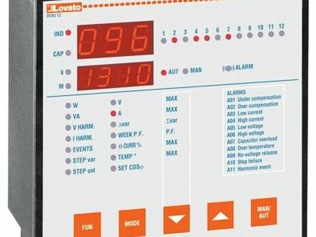 Регулятор реактивной мощности РРМ Novar, Lovato, B - 2/2
