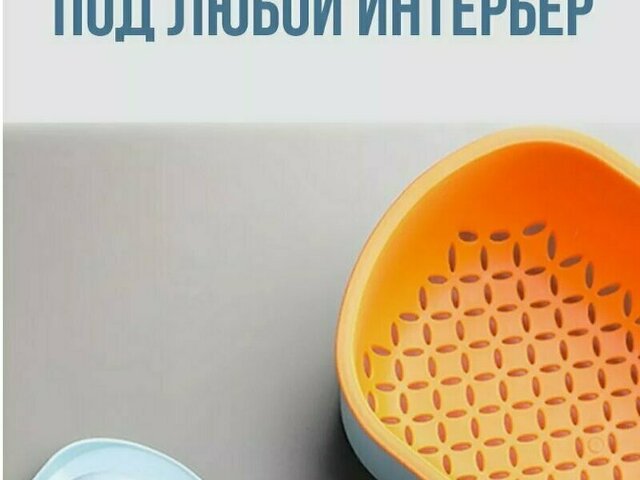 Овощерезка с контейнером синяя - 6/6