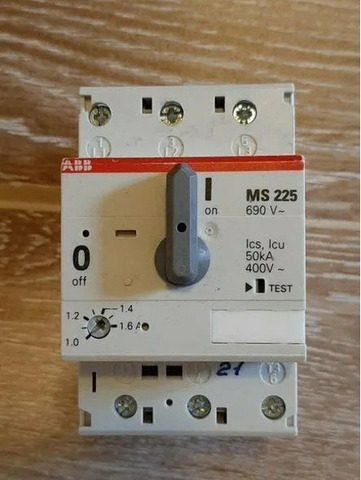 Автомат ABB MS116 1А и MS-225 1,6А и 10А - 4/6