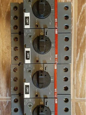 Автомат ABB MS116 1А и MS-225 1,6А и 10А - 6/6