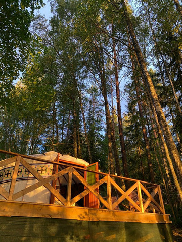 Отдых у озера в юртах Карелии - 4/12