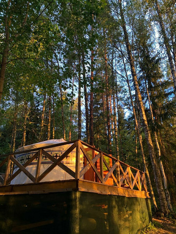 Отдых у озера в юртах Карелии - 7/12