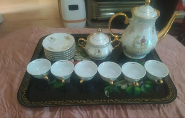 Кофейный - чайный сервиз Мадонна - 1/11