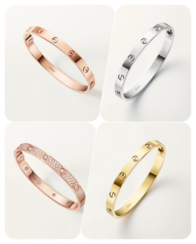 Браслеты и кольца в стиле  "Cartier" - 2/2