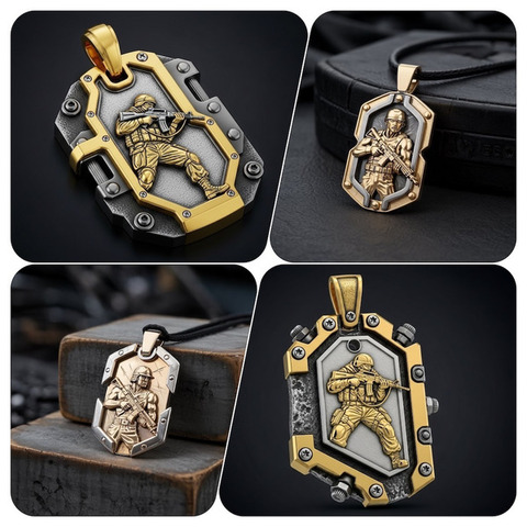 Эксклюзивные жетоны “MILITARY EDITION” арт:8007 - 1/5