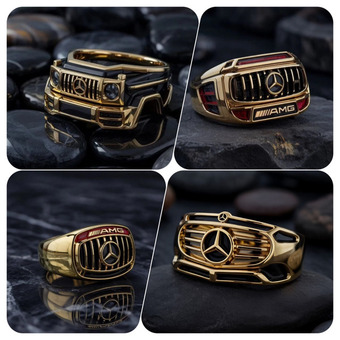 Эксклюзивные кольца  “G63 AMG ”  585 / 750 пробы