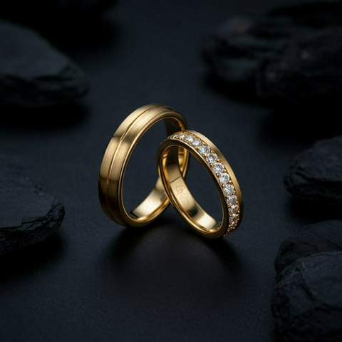 Обручальные кольца - бриллианты - 2/10