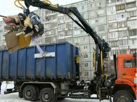 Вывоз мусора, хлама ломовозом 30 кубов