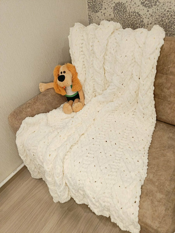 Плед ручной работы