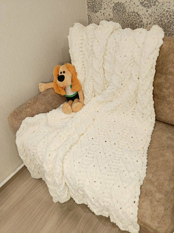 Плед ручной работы