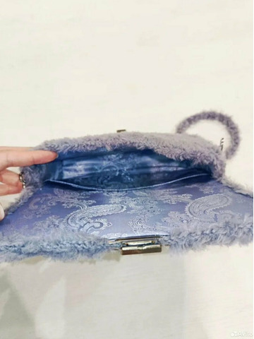 Клатч из меховой пряжи - 2/3