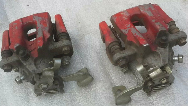 Суппорт тормоза задний левый Тойота Королла 2007 - 4/6