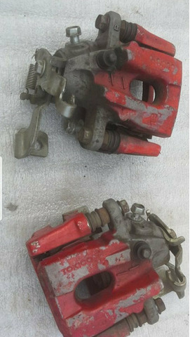 Суппорт тормоза задний левый Тойота Королла 2007 - 6/6