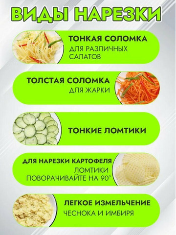 Овощерезка ручная многофункциональная 17 в 1 - 4/8