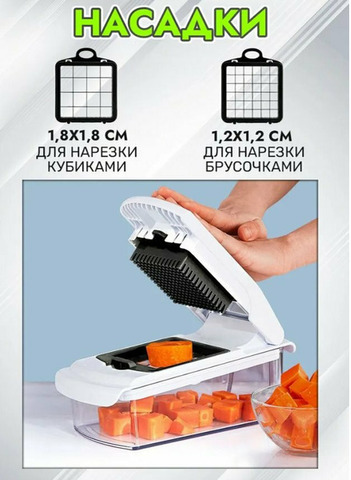 Овощерезка ручная многофункциональная 17 в 1 - 5/8