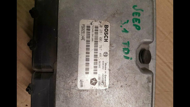 Блок управления двигателем 3.1дизель Jeep Grand Cherokee wj - 6/6