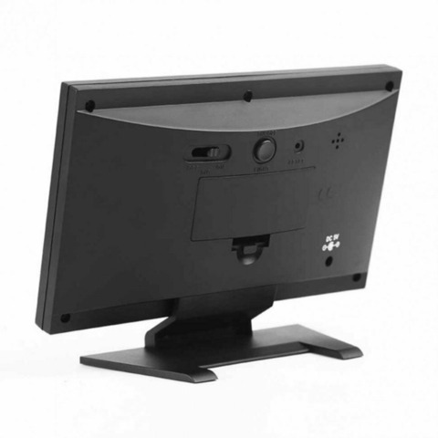 Электронные цифровые ЖК-часы метеостанция. - 3/5