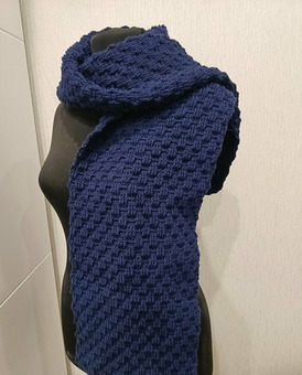 Шарф ручной вязки