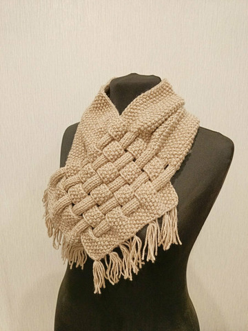 Снуд ручной вязки