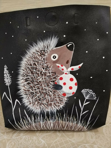 Сумка шоппер кожаная - 3/4