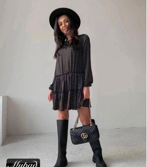 Платье в горох