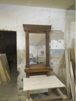 Зеркало из дуба