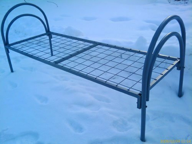 Кровати металлические высокого качества с ДСП спинками - 6/8