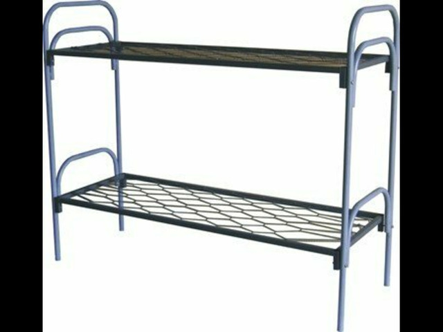 Кровати металлические двуспальные с ДСП спинками - 1/6