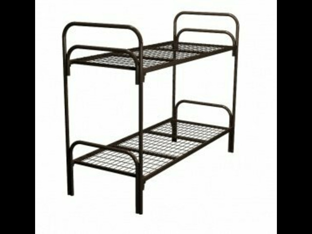 Кровати металлические двуспальные с ДСП спинками - 2/6