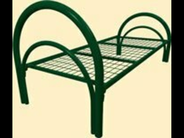 Кровати металлические двуспальные с ДСП спинками - 3/6