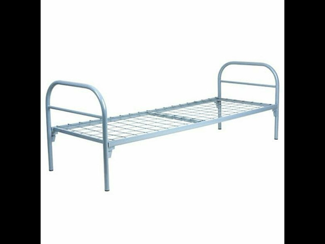 Кровати металлические двуспальные с ДСП спинками - 4/6