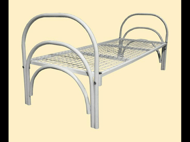 Кровати металлические двуспальные с ДСП спинками - 6/6