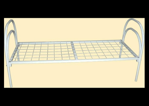 Металлические кровати в гостиницы крупным оптом