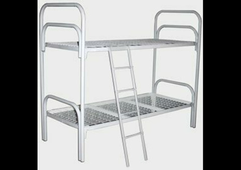 Двухъярусные и трехъярусные кровати металлические