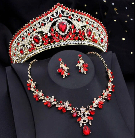 Комплект Бижутерии с Кокошником Cenmon - 1/8