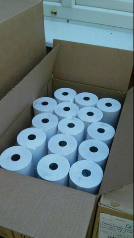 Чековая лента / кассовая термолента 80х90х26мм