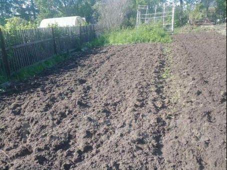 вспашка земли мотоблоком Краснодар