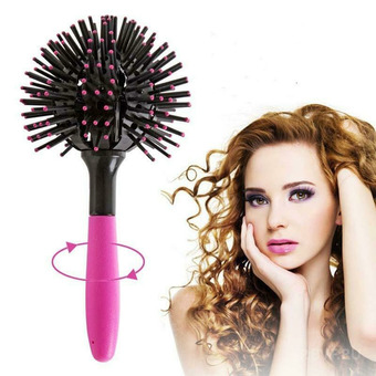 Расческа пластик круглая 3D