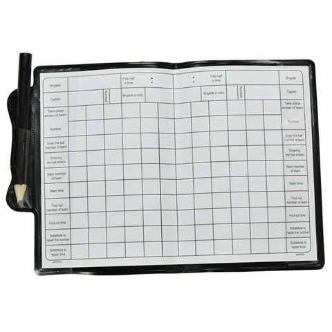 Набор судьи (красная и желтая карточки - 3/3