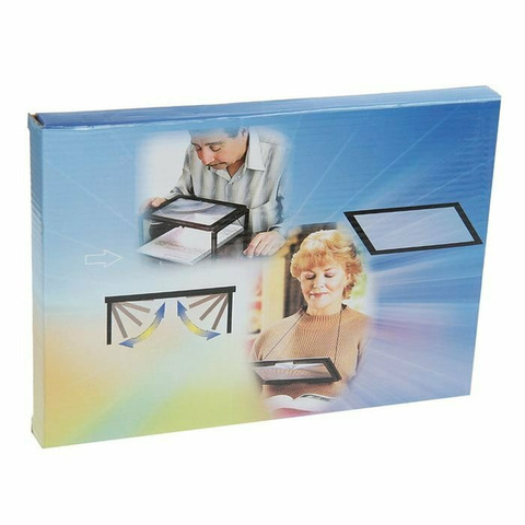 Лупа-столик 3х, для чтения книг, с подсветкой - 6/7