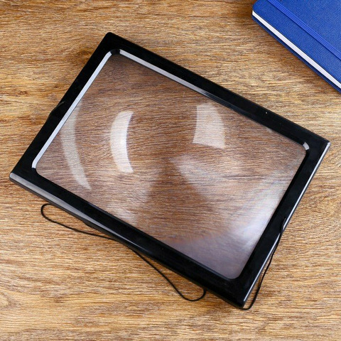 Лупа-столик 3х, для чтения книг, с подсветкой - 7/7